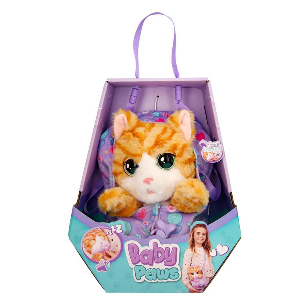 Nessiworld BAW05000 Baby Paws Sesli Kedi 20 cm Peluş Nessiworld BAW05000 Baby Paws Sesli Kedi 20 cm Peluş