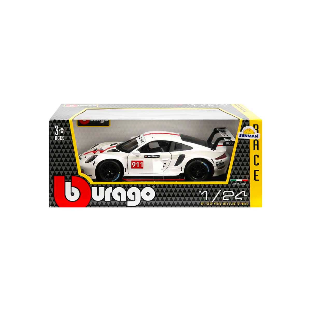 NessiWorld Bburago 1:24 Porsche 911 RSR GT Model Araba NessiWorld Bburago 1:24 Porsche 911 RSR GT Model Araba
