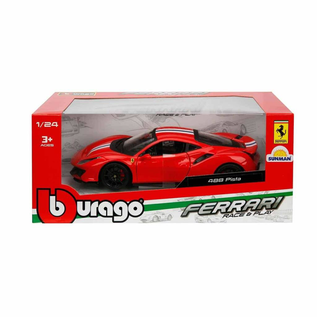 Nessiworld Bburago 1:24 Ferrari 488 Pista Model Araba Nessiworld Bburago 1:24 Ferrari 488 Pista Model Araba