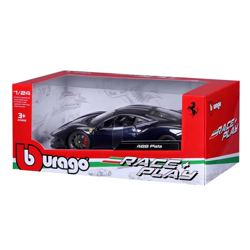 Nessiworld Bburago 1:24 Ferrari 488 Pista Model Araba Nessiworld Bburago 1:24 Ferrari 488 Pista Model Araba