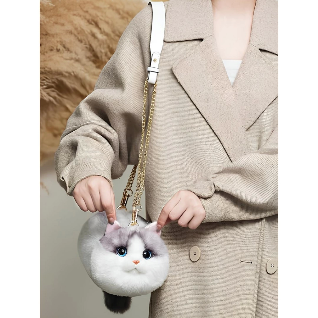 Nessiworld B&D Kedi El Çantası Kirli Beyaz Nessiworld B&D Kedi El Çantası Kirli Beyaz
