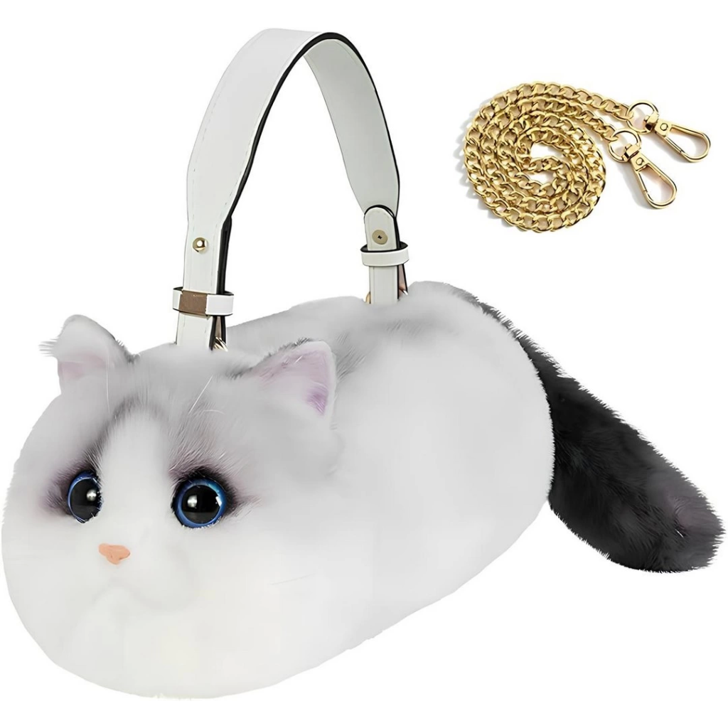 Nessiworld B&D Kedi El Çantası Kirli Beyaz Nessiworld B&D Kedi El Çantası Kirli Beyaz