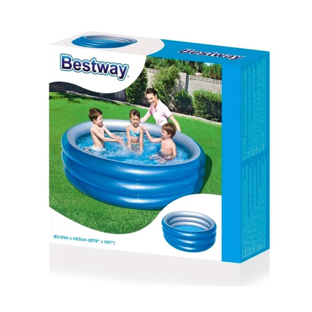 Nessiworld Bestway 3 Halkalı Metalik Havuz 201x53 cm Nessiworld Bestway 3 Halkalı Metalik Havuz 201x53 cm