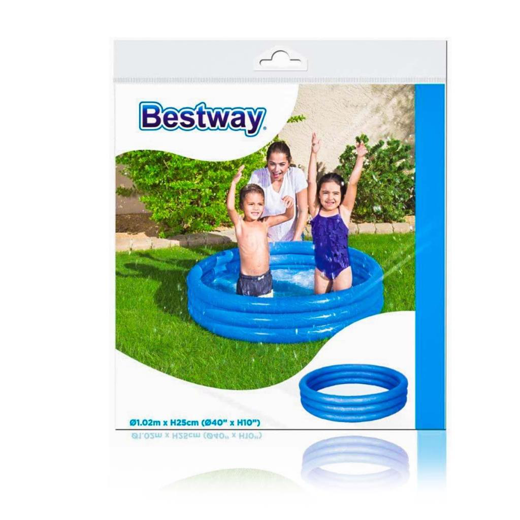 Nessiworld Bestway Renkli Şişme Çocuk Havuzu 102x25cm Nessiworld Bestway Renkli Şişme Çocuk Havuzu 102x25cm