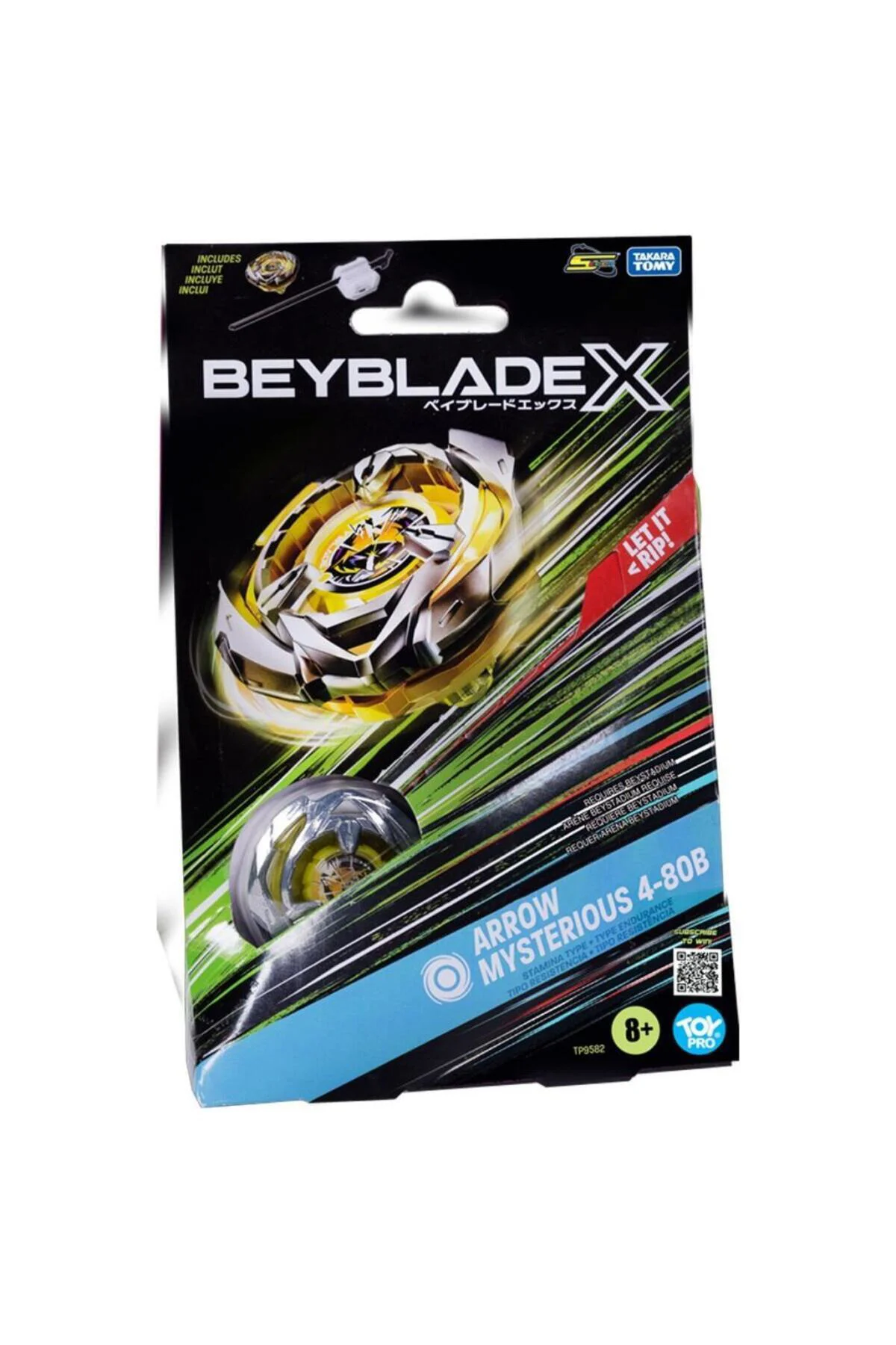 Nessiworld BEY06000 Beyblade 1li Set Arrow Mysterious 4-80B