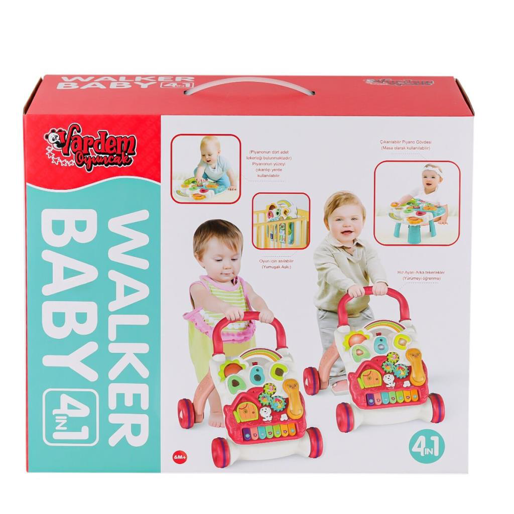 Nessiworld BIB-6018 Pianolu Yürüme Arkadaşı 4IN1 Nessiworld BIB-6018 Pianolu Yürüme Arkadaşı 4IN1