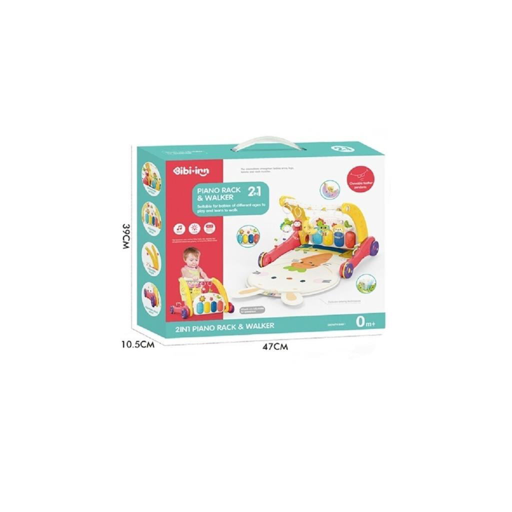 Nessiworld BIB6016- Vardem Piyanolu Bebek Yürüteci ve Tavşan Dese