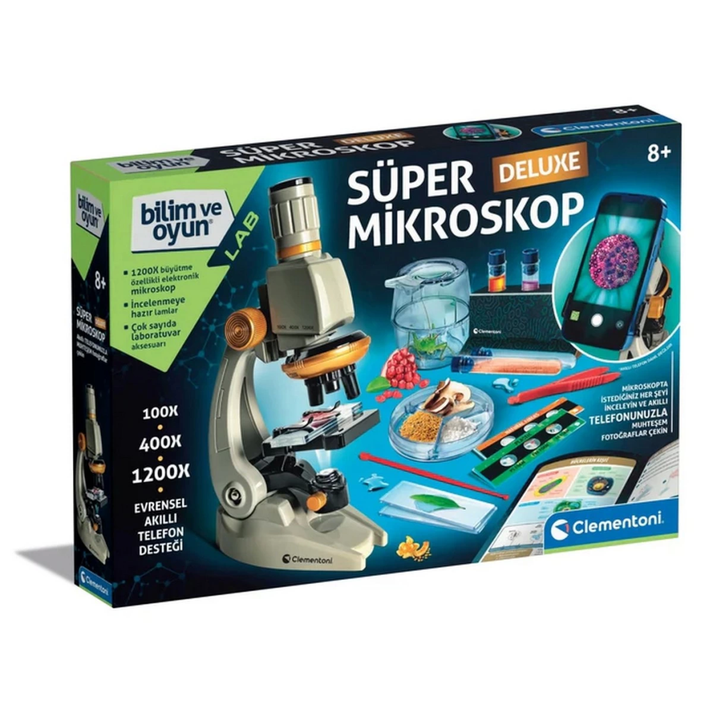 Nessiworld Bilim ve Oyun Süper Deluxe Mikroskop Nessiworld Bilim ve Oyun Süper Deluxe Mikroskop