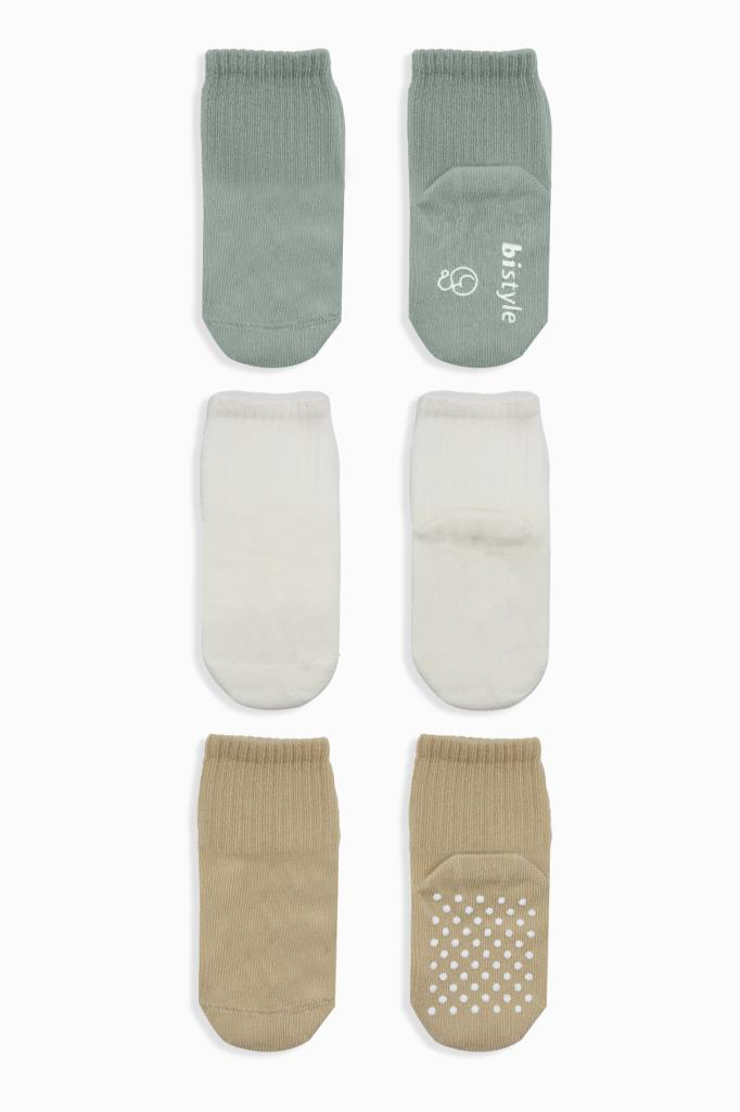 Nessiworld Bistyle Basic Kaymaz Penye Soket Çorap 3'Lü BS10106 Ni Nessiworld Bistyle Basic Kaymaz Penye Soket Çorap 3'Lü BS10106 Ni
