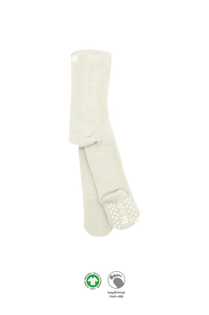 Nessiworld Bistyle Kaymaz Basic Külotlu Çorap 50501 Ekru
