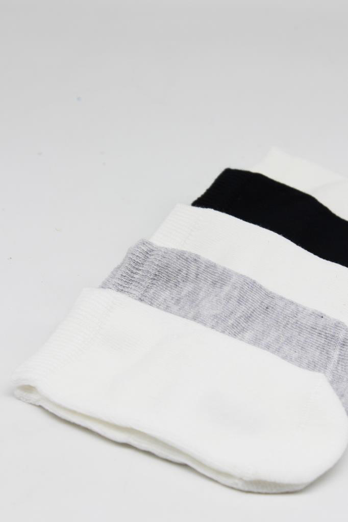 Nessiworld Bistyle 5'li Penye Soket Kutulu Basic Çorap 10131 Gri Nessiworld Bistyle 5'li Penye Soket Kutulu Basic Çorap 10131 Gri