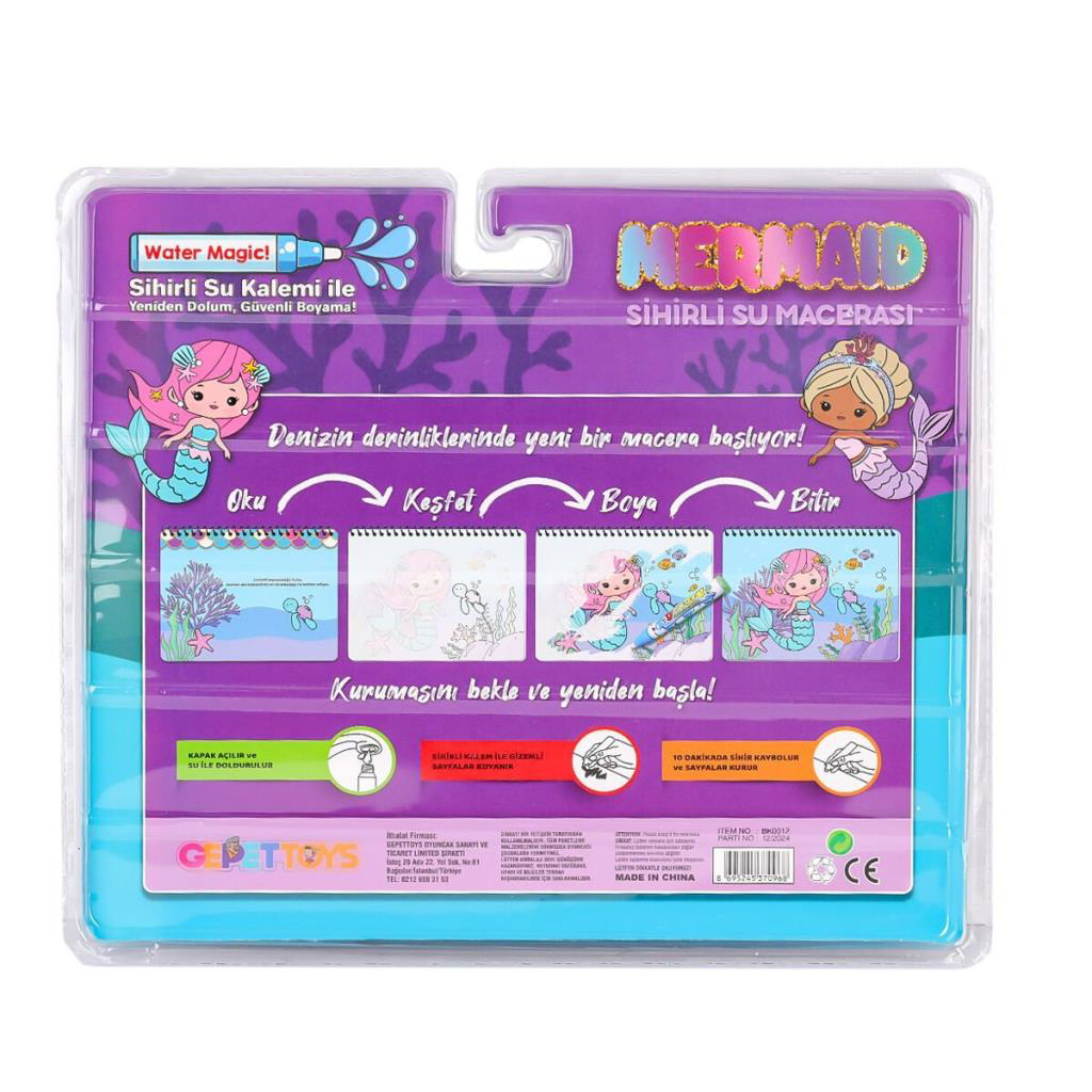 Just Cheap Store BK012 Sihirli Boyama Kitabı -Gepettoys Just Cheap Store BK012 Sihirli Boyama Kitabı -Gepettoys