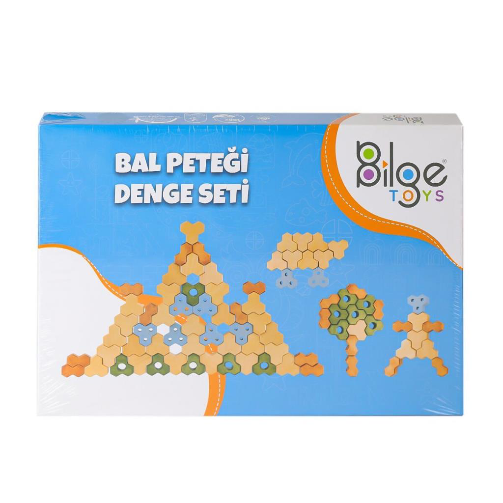Nessiworld BLG-106A Bal Peteği Ahşap Denge Oyunu Nessiworld BLG-106A Bal Peteği Ahşap Denge Oyunu