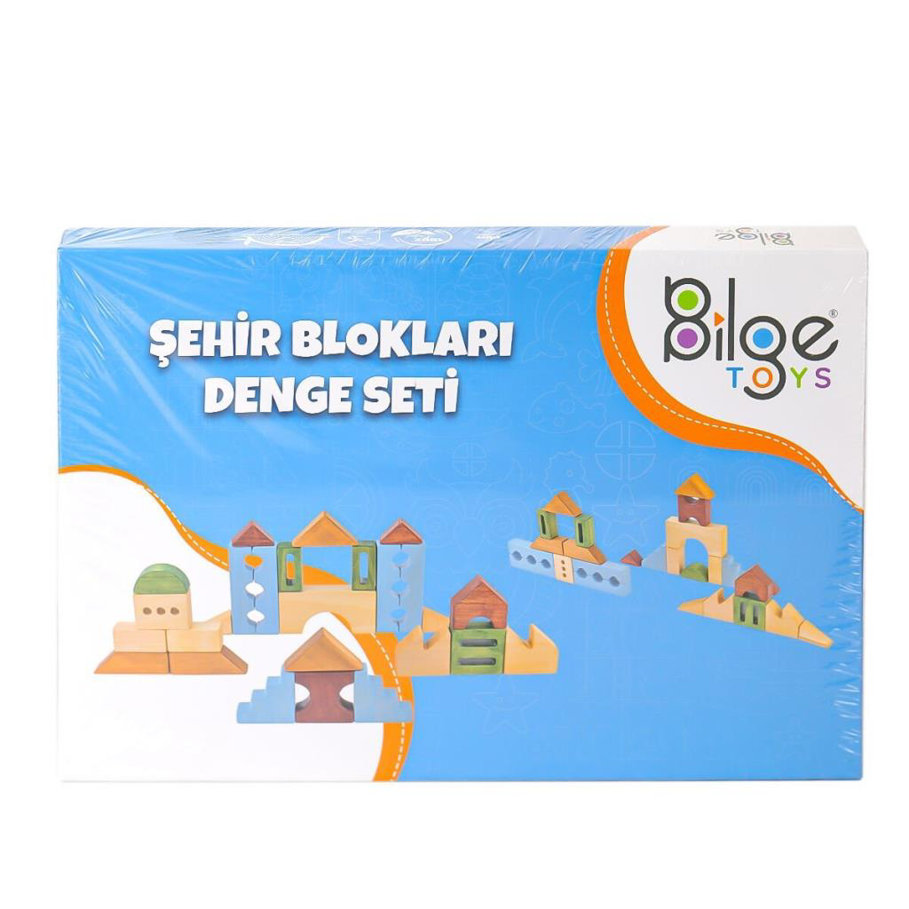 Nessiworld BLG-107A Ahşap Şehir Blok Seti Nessiworld BLG-107A Ahşap Şehir Blok Seti