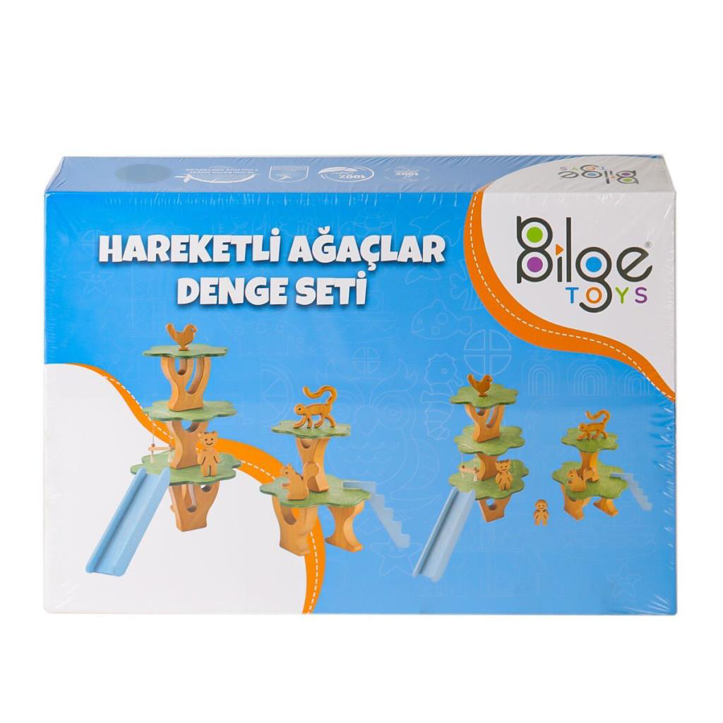 Nessiworld BLG-101 Ahşap Hareketli Ağaçlar Denge Seti Nessiworld BLG-101 Ahşap Hareketli Ağaçlar Denge Seti