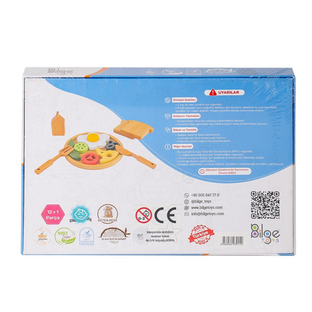 Nessiworld BLG-114 Ahşap Kahvaltı Seti Nessiworld BLG-114 Ahşap Kahvaltı Seti