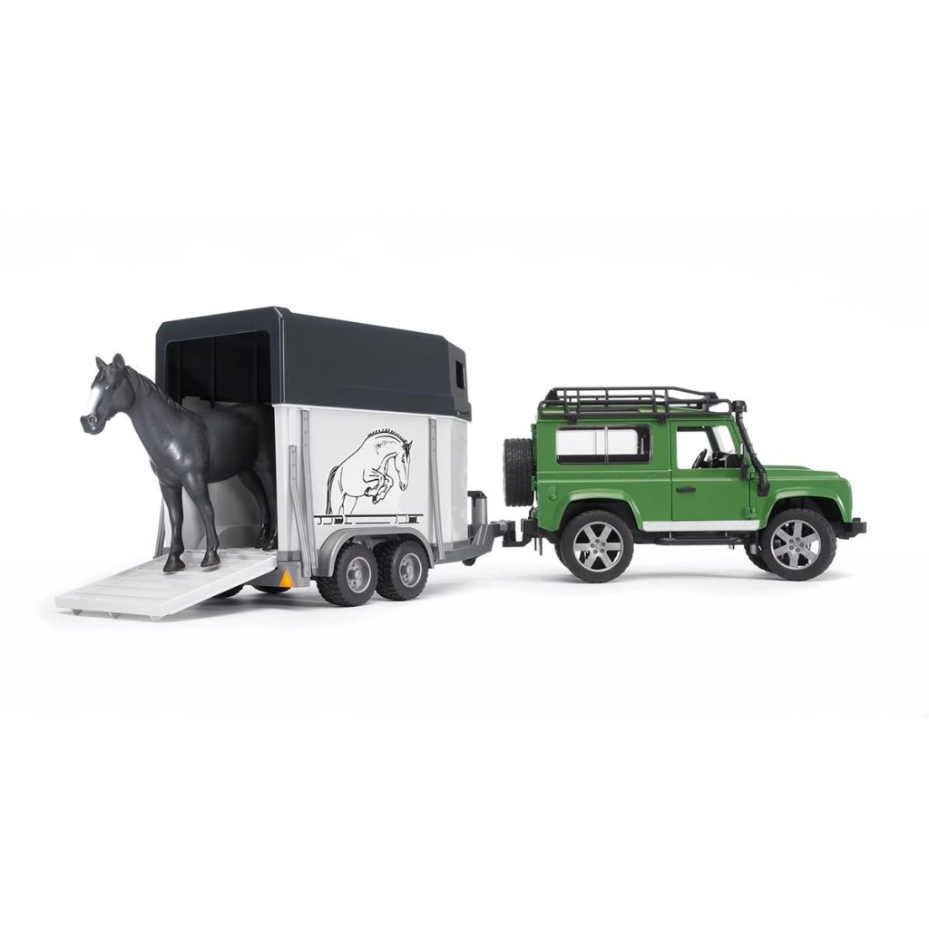 Nessiworld Bruder Land Rover Arazi Aracı Ve At Nakil Aracı BR0259 Nessiworld Bruder Land Rover Arazi Aracı Ve At Nakil Aracı BR0259