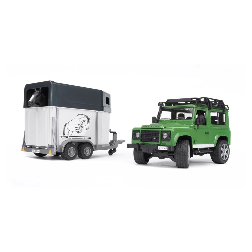 Nessiworld Bruder Land Rover Arazi Aracı Ve At Nakil Aracı BR0259 Nessiworld Bruder Land Rover Arazi Aracı Ve At Nakil Aracı BR0259