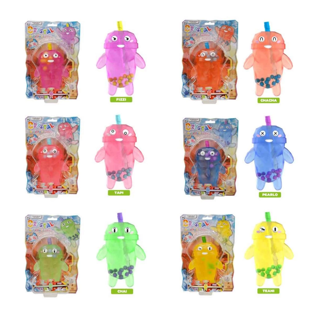 Nessiworld Bubble Tea Crystal Boba Pals Serisi 14 cm