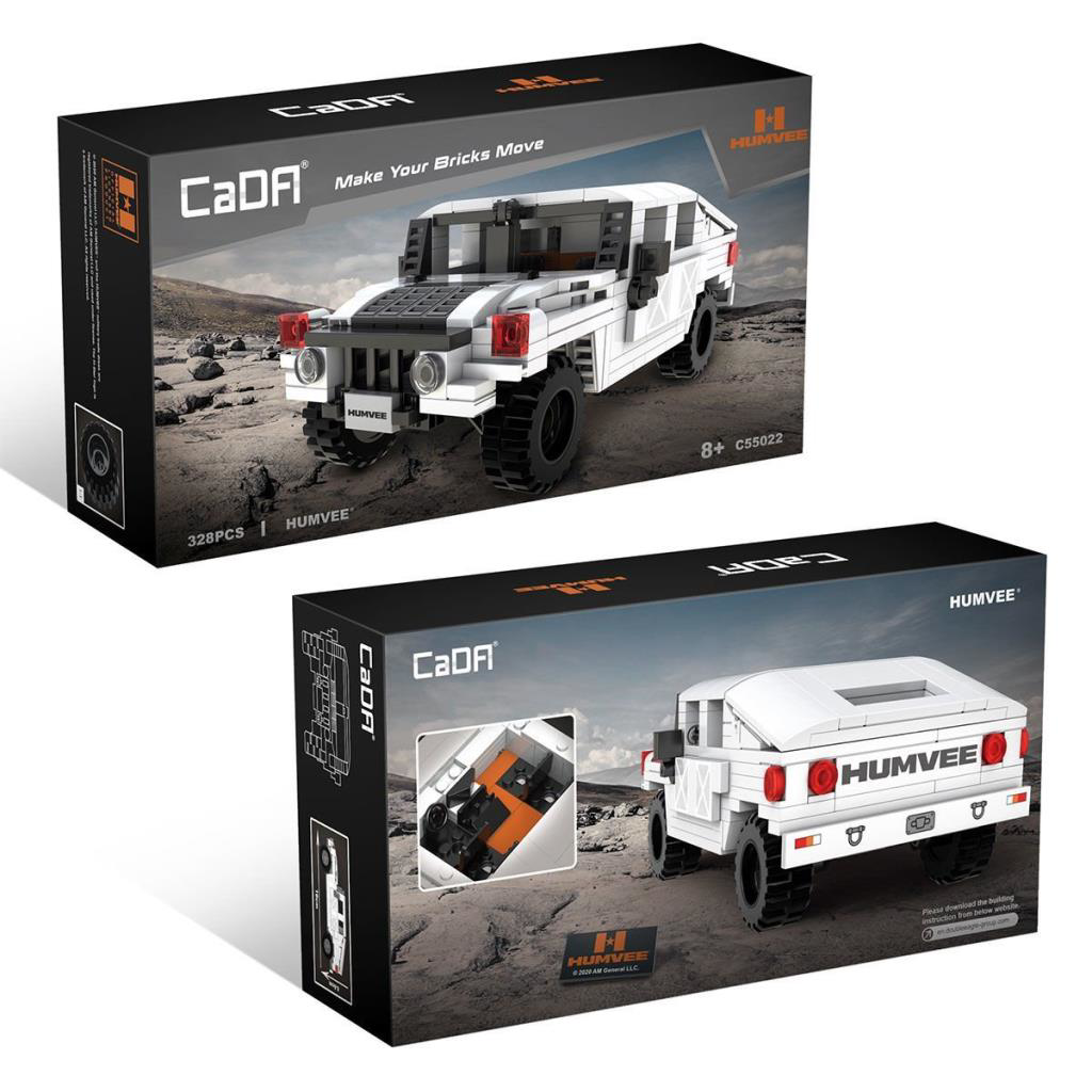 Nessiworld C55022W CADA Humvee Jeep Blok Seti 328 Parça-Vagon lif