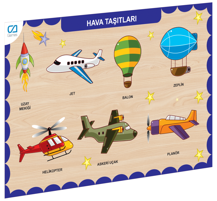 Nessiworld CAAHS-3202 CA GAMES AHŞAP HAVA TAŞITLARI BUL-TAK Fiyatı, Yorumları ve Özellikleri