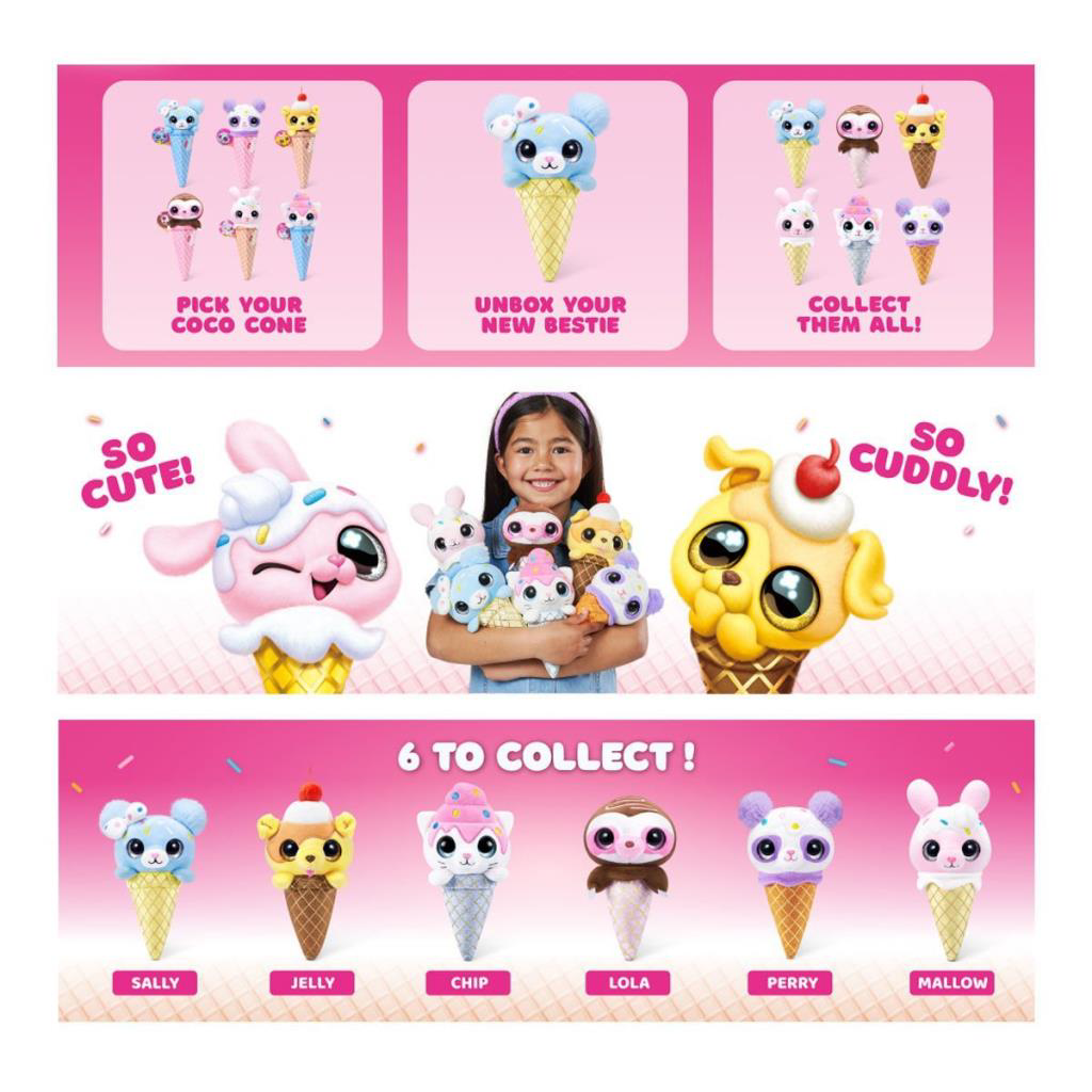 Nessiworld CCN03000 Coco Cones Tatlı Pelüş Nessiworld CCN03000 Coco Cones Tatlı Pelüş