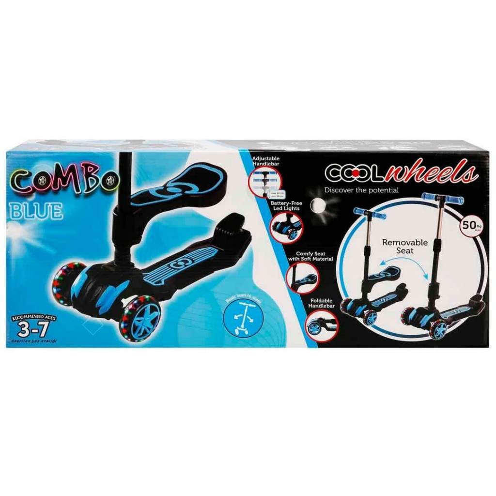 Nessiworld Cool Wheels Combo 3 Tekerlekli Katlanabilir Işıklı Otu