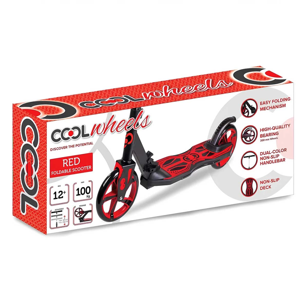 Nessiworld Cool Wheels Scooter Kırmızı Nessiworld Cool Wheels Scooter Kırmızı
