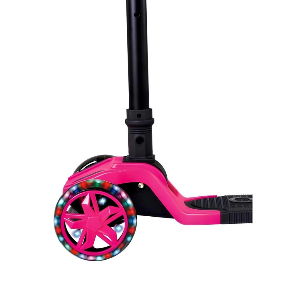 Nessiworld Cool Wheels Tulpar Işıklı Katlanabilir Scooter Pembe