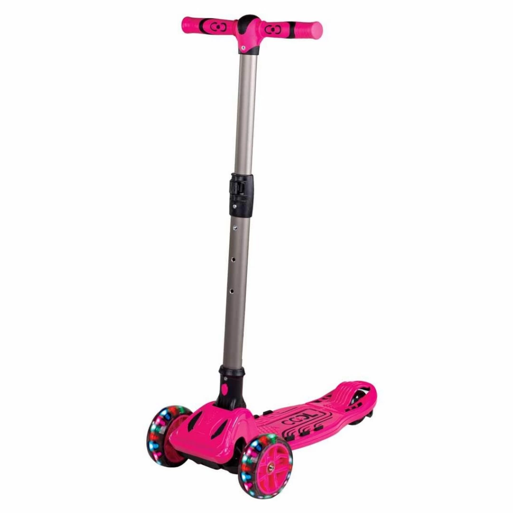 Nessiworld Cool Wheels 3 Tekerlekli Işıklı Maxi Scooter Pembe