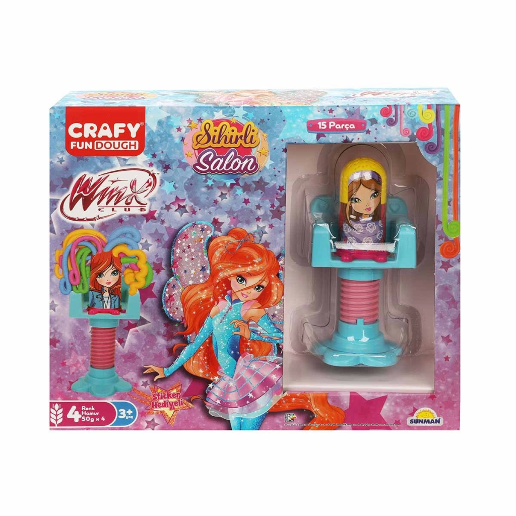 Nessiworld Crafy Winx Sihirli Salon Oyun Hamur Seti 15 Parça Nessiworld Crafy Winx Sihirli Salon Oyun Hamur Seti 15 Parça
