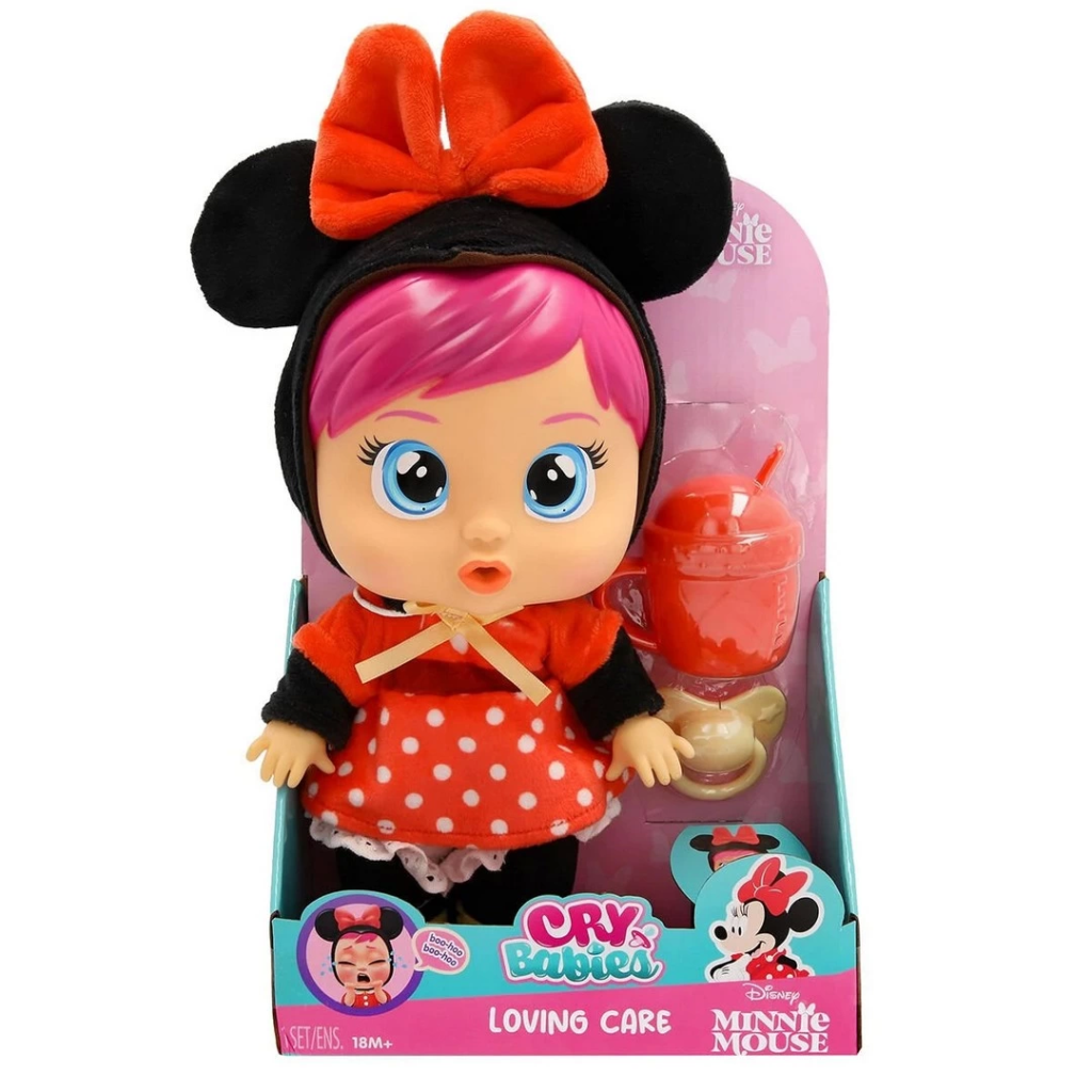 Nessiworld Cry Babies Love and Care Minnie Kostümlü Bebek