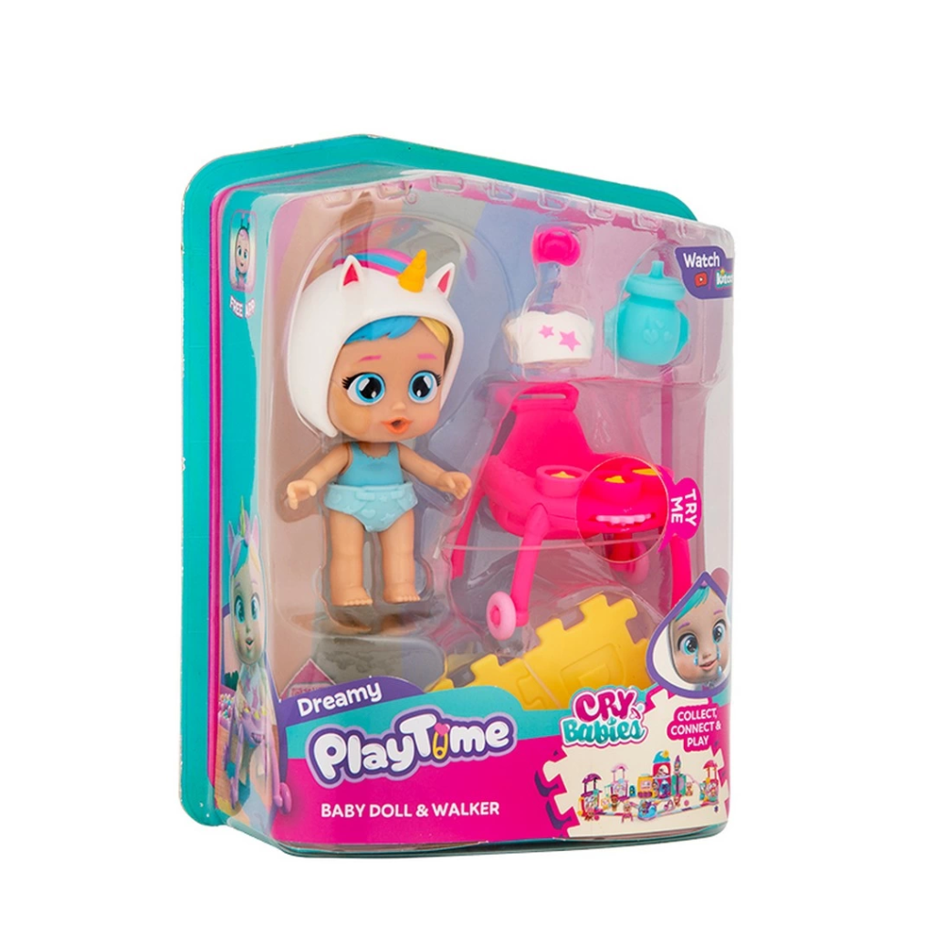 Nessiworld Cry Babies Play Time Mini Bebek ve Yürüteç Nessiworld Cry Babies Play Time Mini Bebek ve Yürüteç