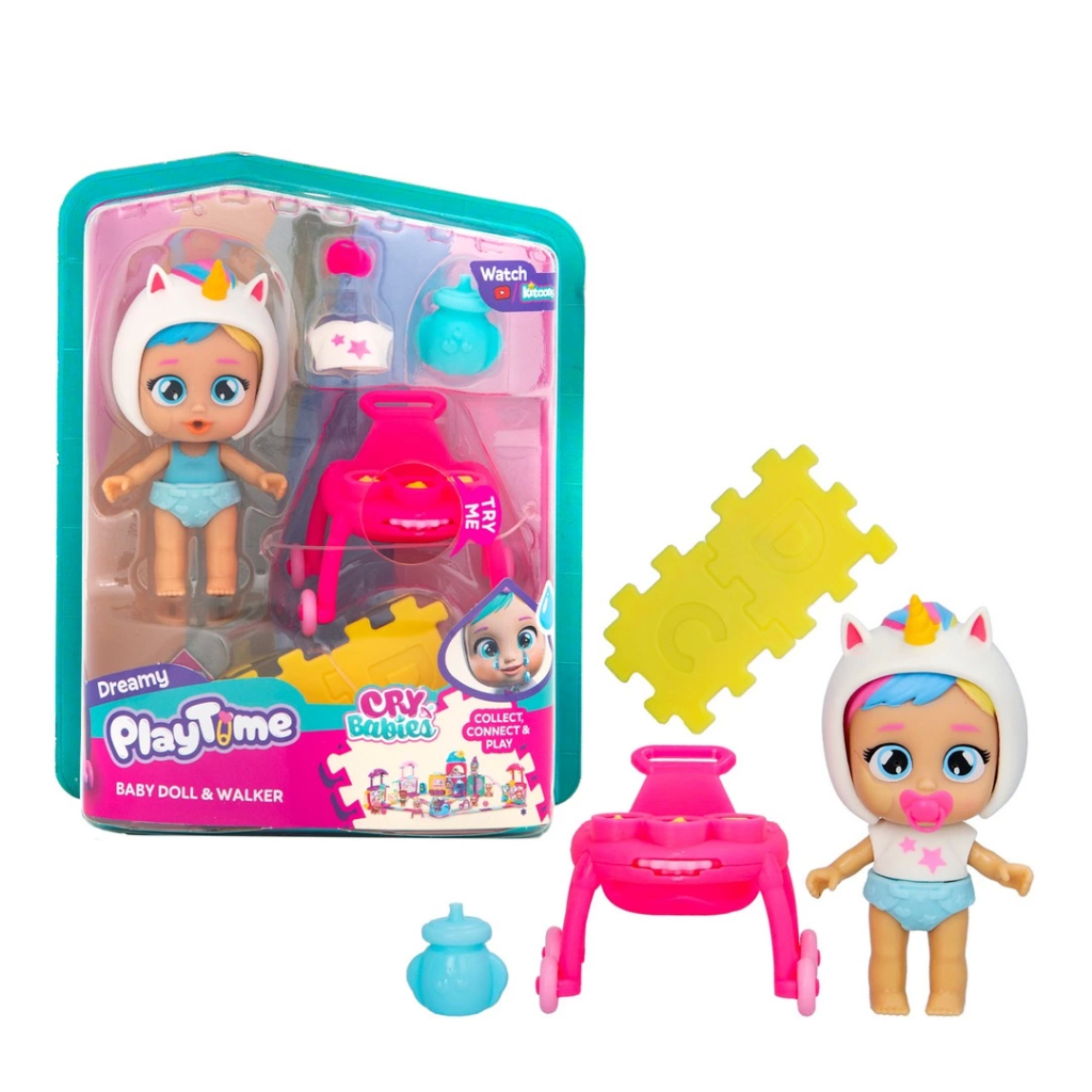 Nessiworld Cry Babies Play Time Mini Bebek ve Yürüteç Nessiworld Cry Babies Play Time Mini Bebek ve Yürüteç