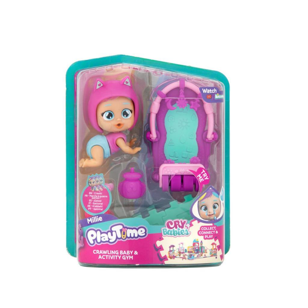 Nessiworld CYP04000 Cry Babies Play Time Mini Millie Bebek ve Akt Nessiworld CYP04000 Cry Babies Play Time Mini Millie Bebek ve Akt