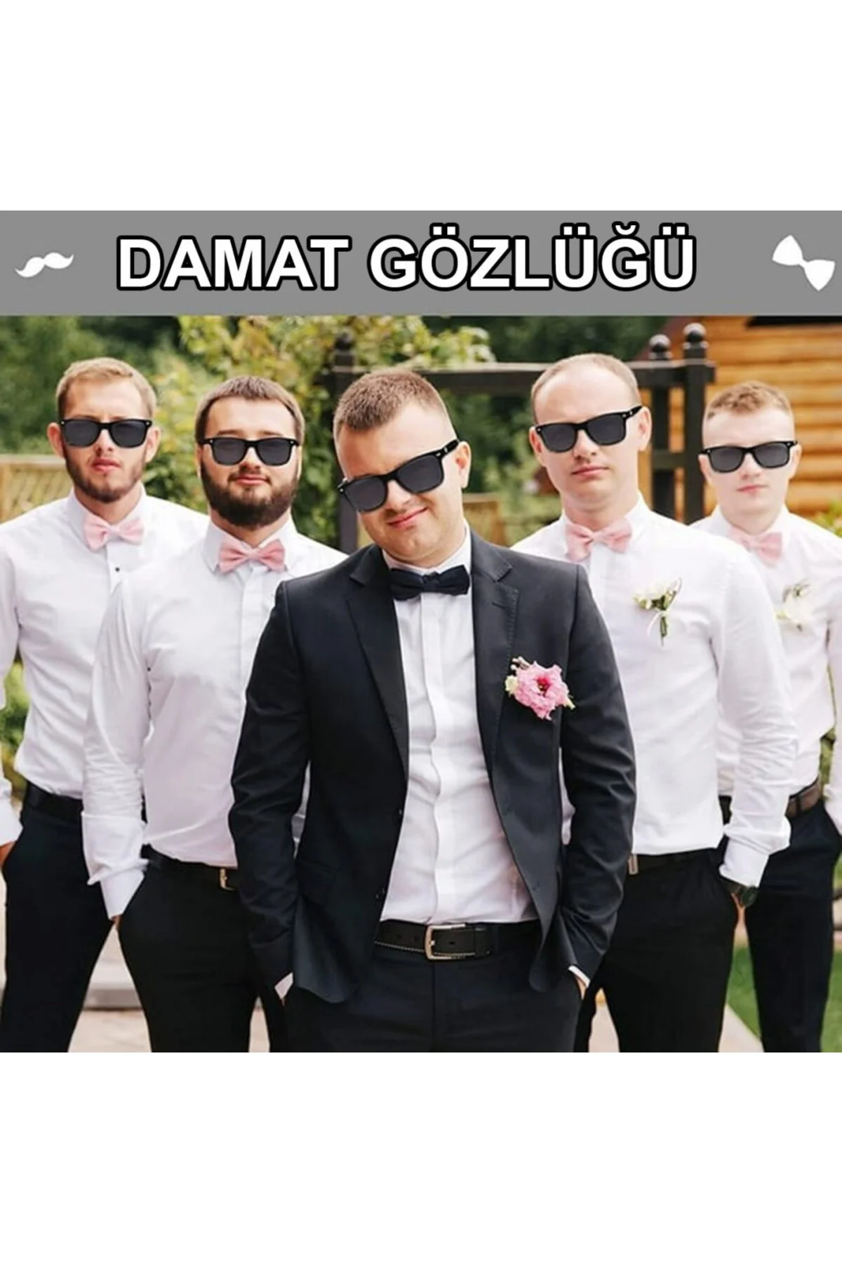 Nessiworld Damat Gözlüğü – Düğün ve Bekarlığa Veda Partisi Aksesuarı