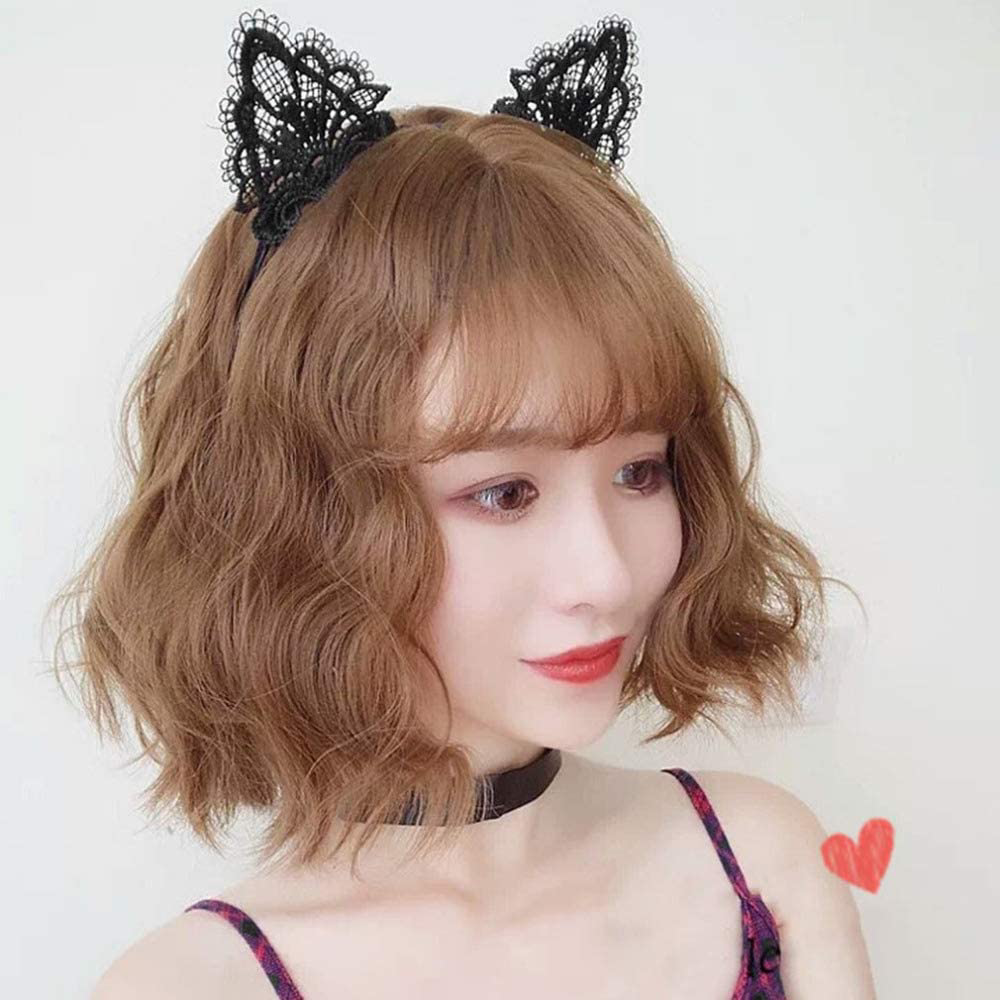 Nessiworld Dantelli Siyah Kedi Tacı - Vintage Tarz Dantel Kedi Ku