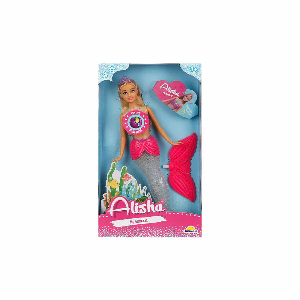 Nessiworld DENİZ KIZ SET BEBEK ALİSHA  29CM -SUN