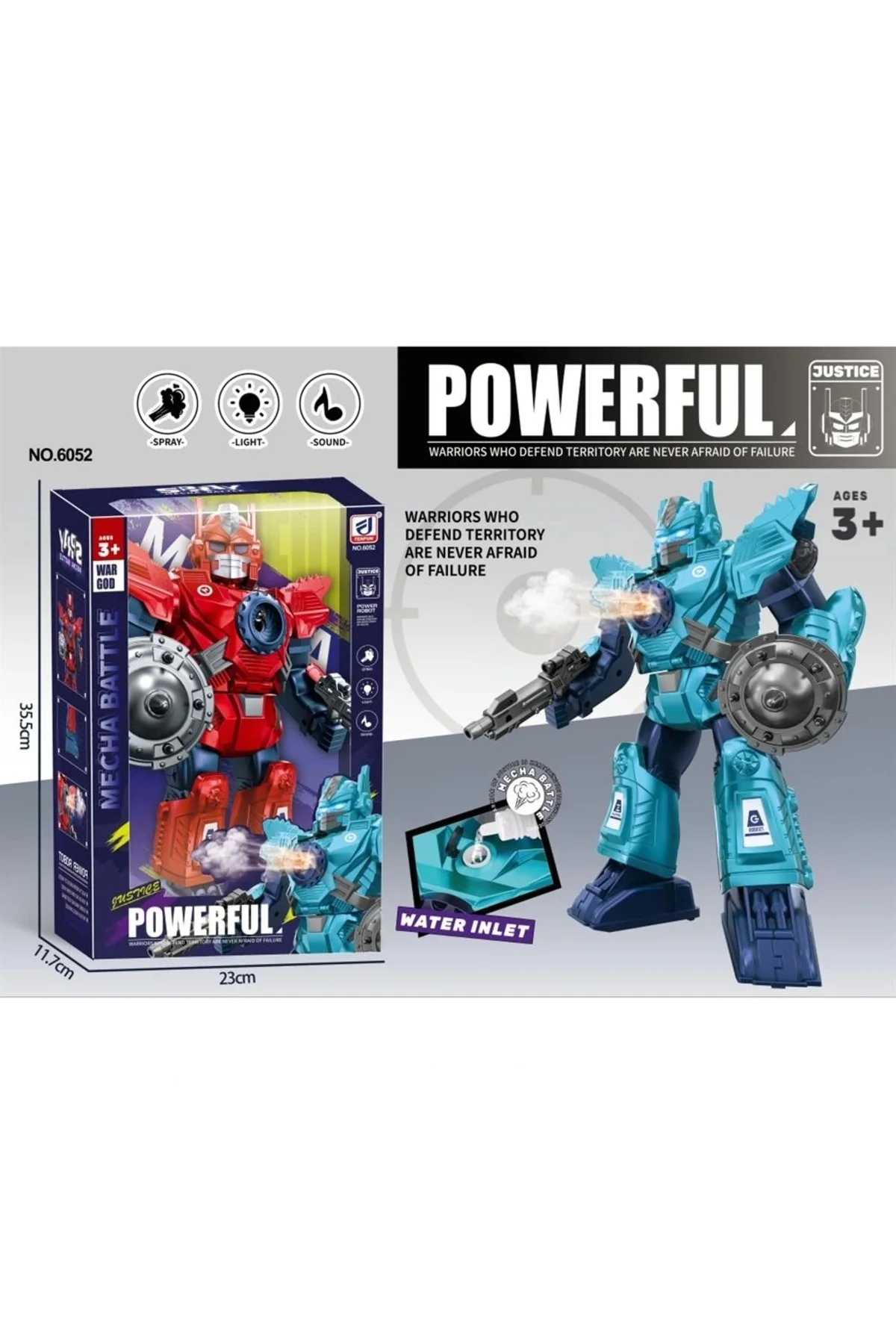 Nessiworld DF-605 IŞIKLI MÜZİKLİ BUHAR ATAN ROBOT -VRD