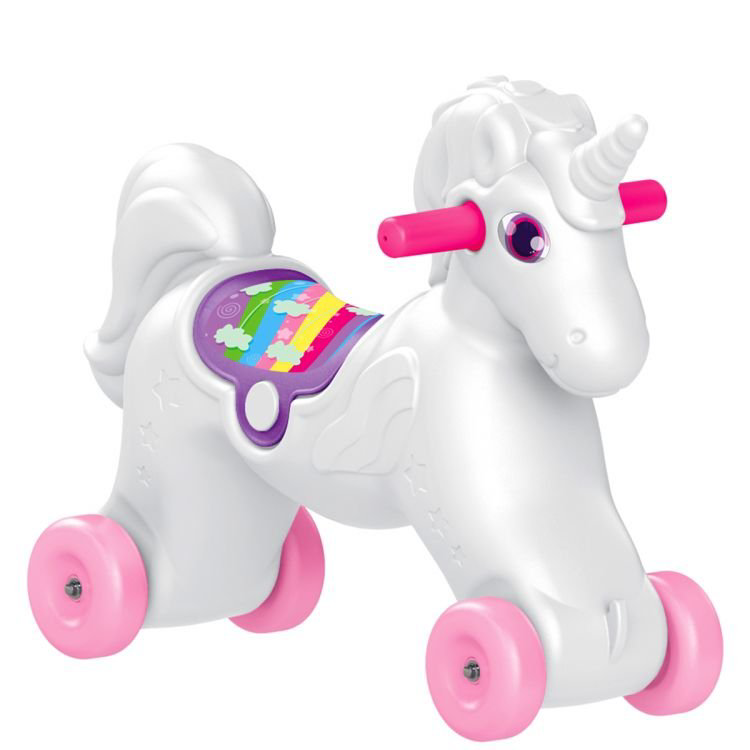 Nessiworld Dolu Unicorn Sallanan Tekerlekli At