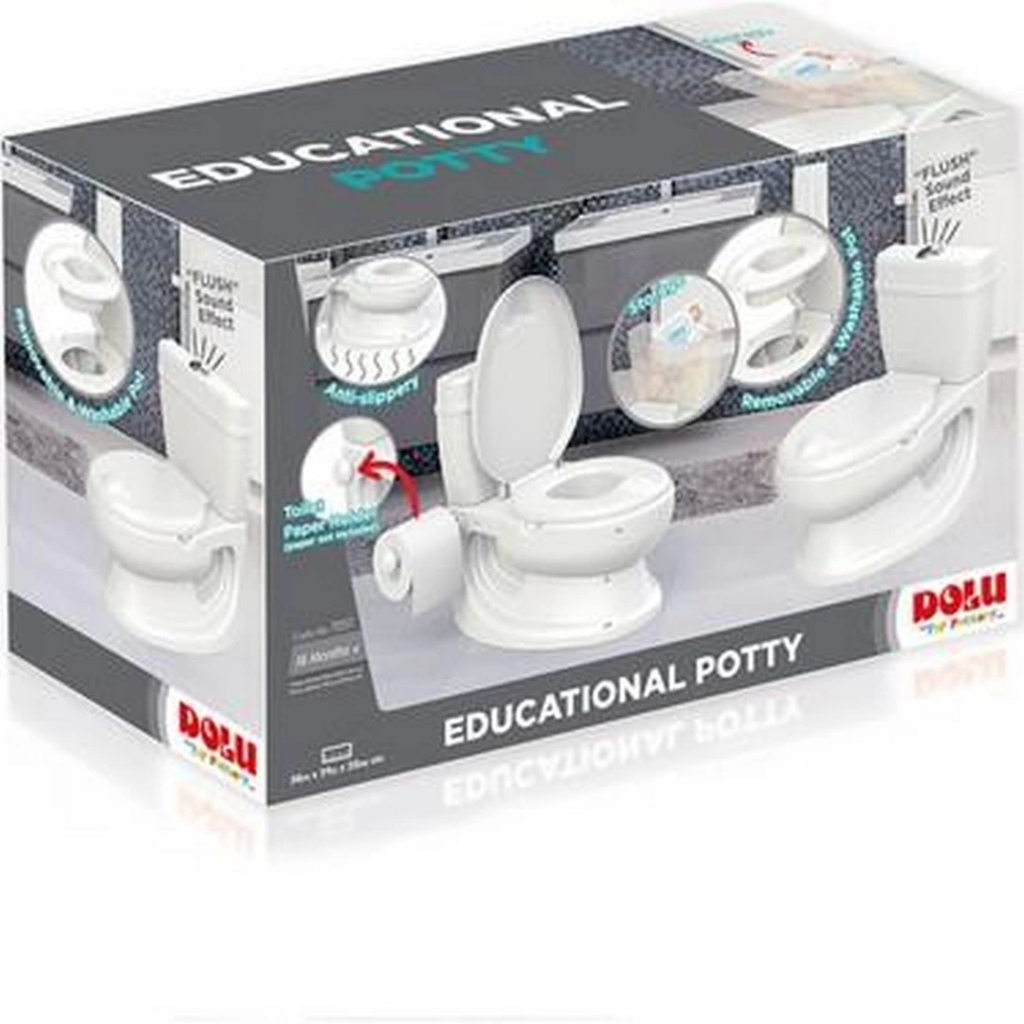 Nessiworld Dolu Nuve Potty Lazımlık 2İn 1 Gri Nessiworld Dolu Nuve Potty Lazımlık 2İn 1 Gri