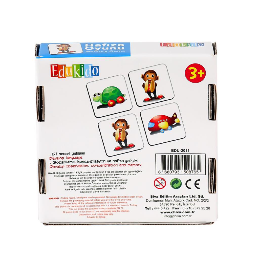 Nessiworld EDU-2011 Hafıza Oyunu Oyuncak Toys Nessiworld EDU-2011 Hafıza Oyunu Oyuncak Toys