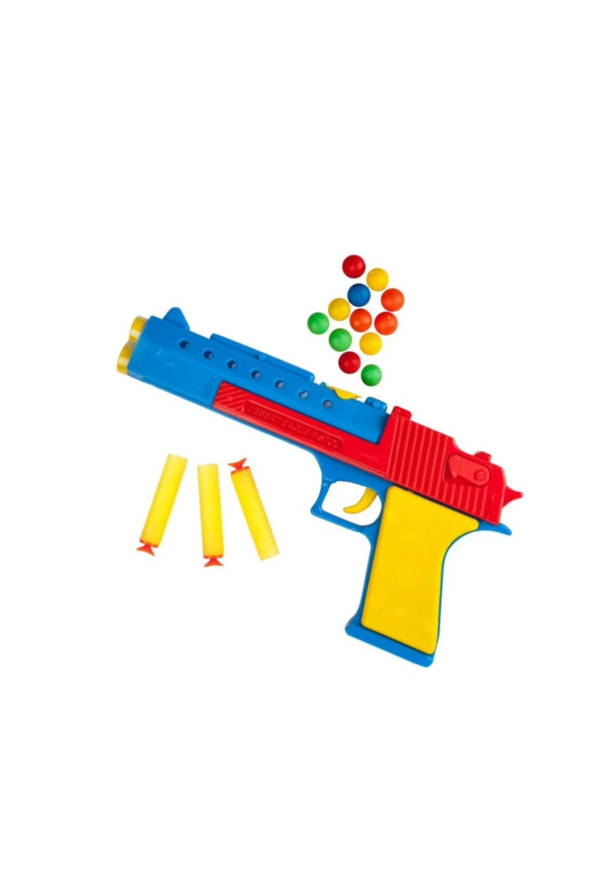 Nessiworld ER-132 Dart ve Top Atan Desert Eagle Tabanca - Erdem Oyuncak