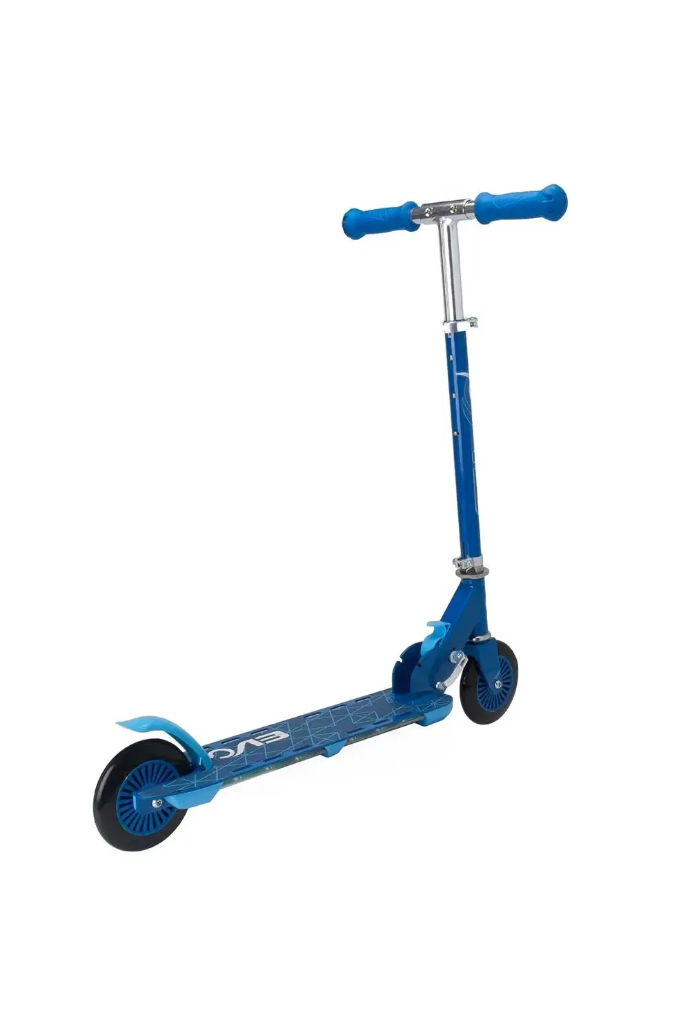 Nessiworld Evo 2 Tekerlekli Flash Işıklı Mavi Scooter