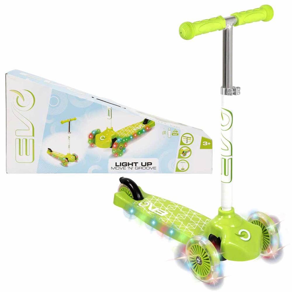 Nessiworld EVO SCOOTER 3TKR IŞIKLI MAX 50KG YEŞİL Nessiworld EVO SCOOTER 3TKR IŞIKLI MAX 50KG YEŞİL