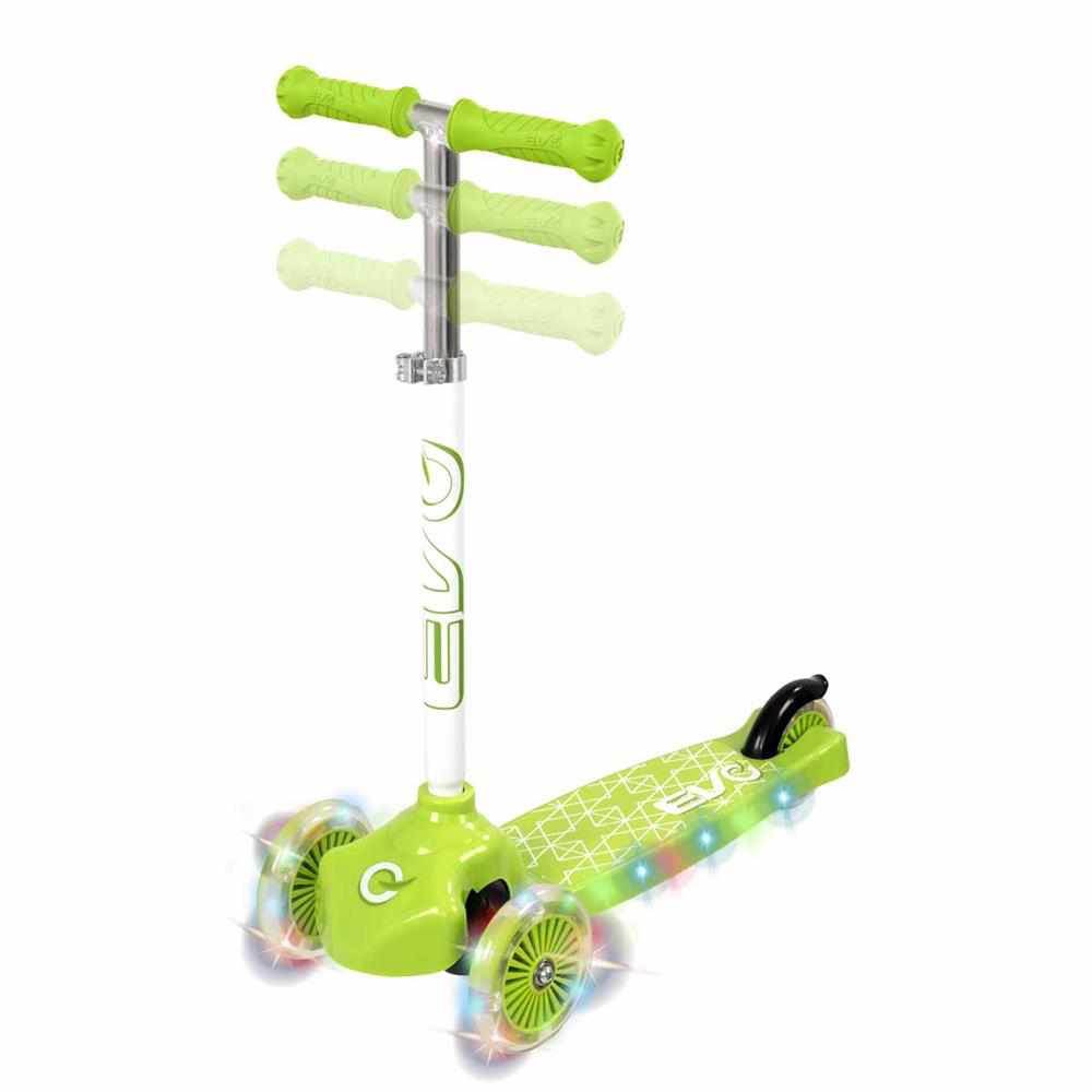 Nessiworld EVO SCOOTER 3TKR IŞIKLI MAX 50KG YEŞİL Nessiworld EVO SCOOTER 3TKR IŞIKLI MAX 50KG YEŞİL
