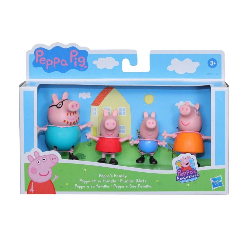 Nessiworld F2171 Peppa Pig ve Ailesi 4lü Figür Seti +3 yaş Nessiworld F2171 Peppa Pig ve Ailesi 4lü Figür Seti +3 yaş