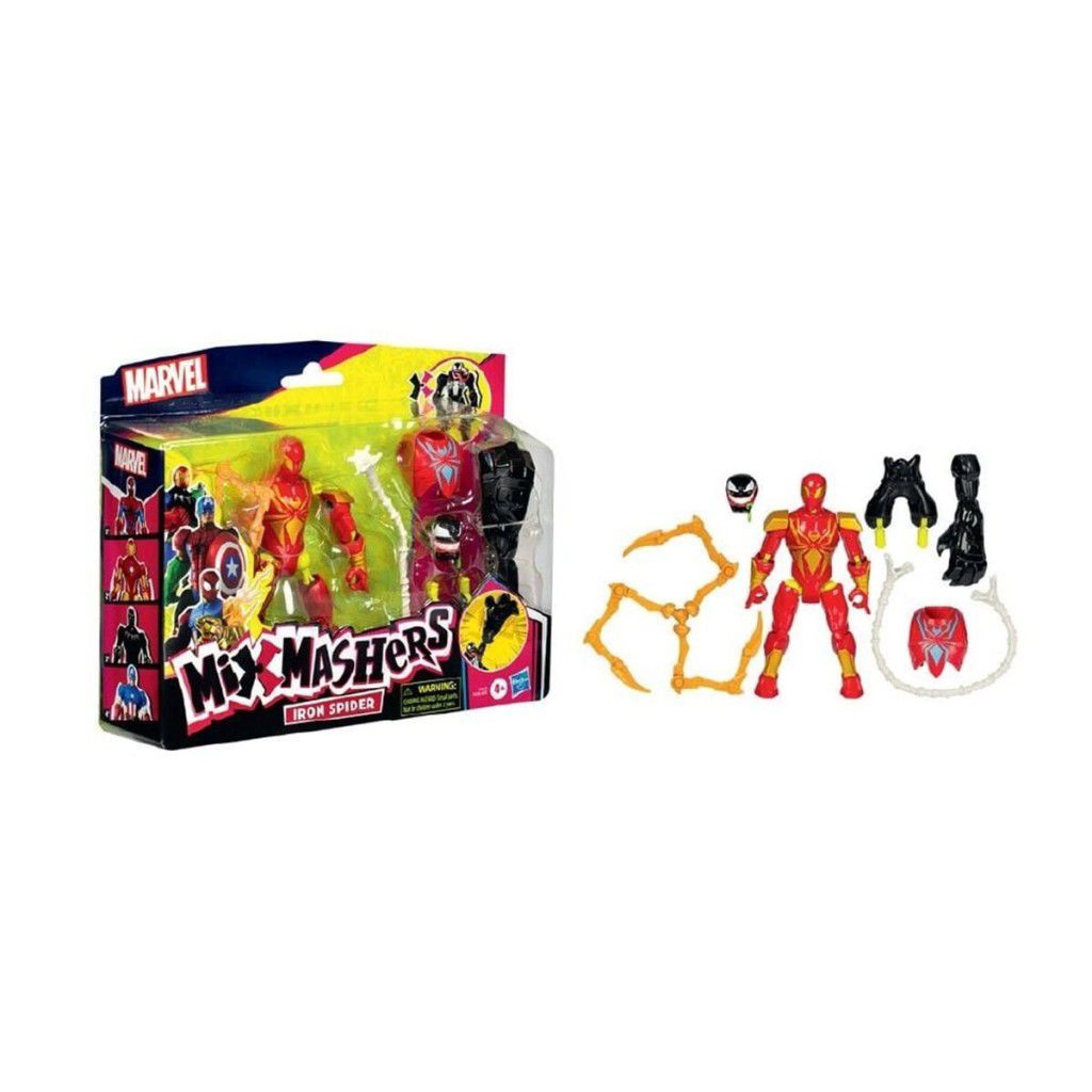 Nessiworld F9206 Spider-Man MixMashers Delüks Figür
