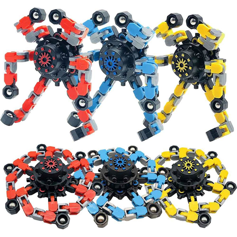 Nessiworld Fidget Spinners Dönüştürülebilir Zincir Robot Oyuncak Nessiworld Fidget Spinners Dönüştürülebilir Zincir Robot Oyuncak