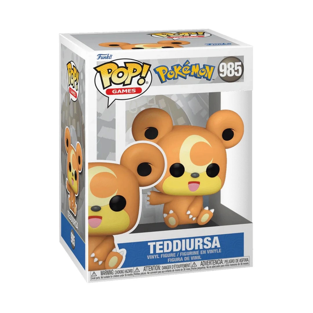 Nessiworld Funko POP Games: Pokemon- Teddiursa (EMEA)